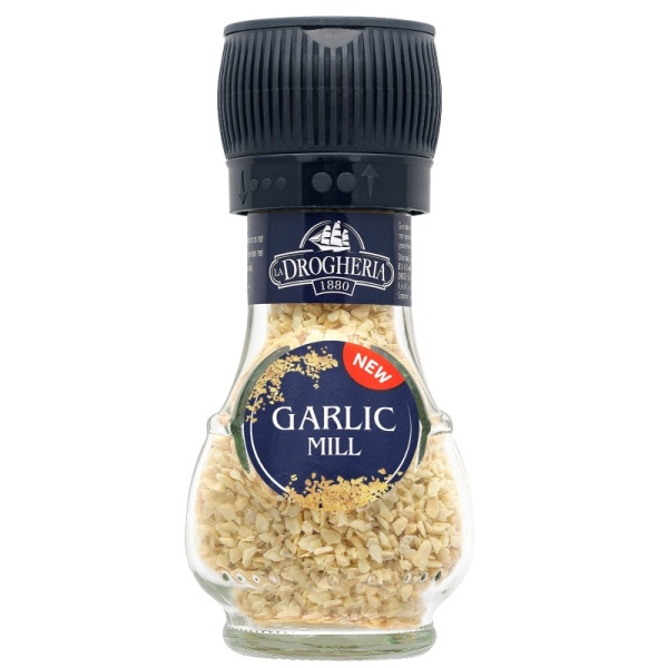 Dried Garlic Flakes Seasoning Mill La Drogheria 50g